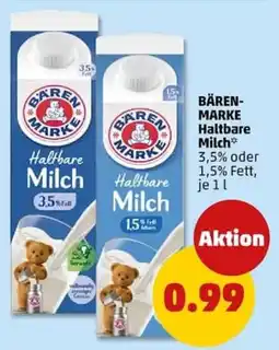 PENNY BÄREN-MARKE Haltbare Milch Angebot