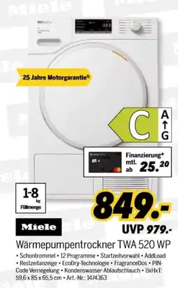 MEDIMAX Wärmepumpentrockner TWA 520 WP Angebot