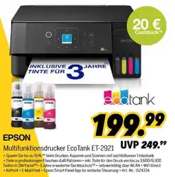 MEDIMAX EPSON Multifunktionsdrucker EcoTank ET-2921 Angebot