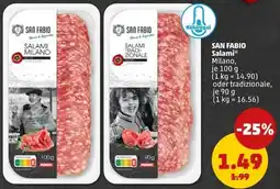 PENNY SAN FABIO Salami Angebot