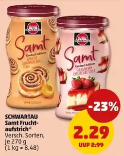 PENNY Schwartau Samt Fruchtaufstrich Angebot
