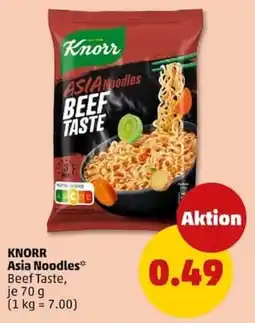 PENNY Knorr Asia Noodles Beef Taste Angebot