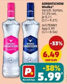 PENNY Wodka Gorbatschow Angebot