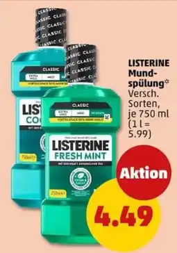PENNY Listerine Mundspülung Angebot