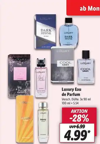 Lidl Luxury Eau De Parfum Angebot