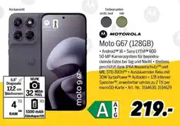 MEDIMAX MOTOROLA Moto G67 (128GB) Angebot