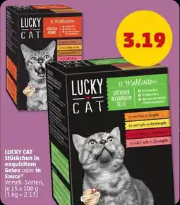 PENNY LUCKY CAT Stückchen in exquisitem Gelee oder in Sauce Angebot