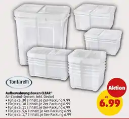 PENNY Tontarelli Aufbewahrungsboxen CLEAR* Angebot