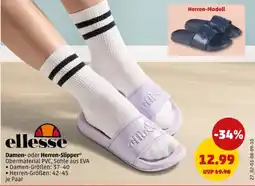 PENNY ellesse Damen- oder Herren-Slipper Angebot