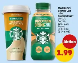 PENNY STARBUCKS Grande Cup oder Proteindrink Angebot