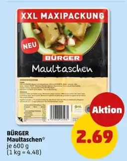 PENNY BÜRGER Maultaschen Angebot