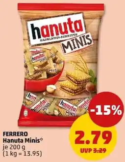 PENNY FERRERO Hanuta Minis Angebot