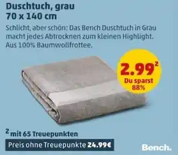 PENNY Bench Duschttuch Angebot