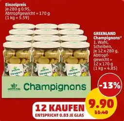 PENNY GREENLAND Champignons Angebot
