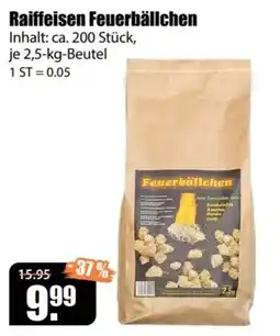 V Baumarkt Raiffeisen Feuerbällchen Angebot