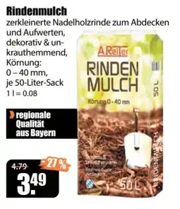 V Baumarkt A.Reiter Rindenmulch Angebot