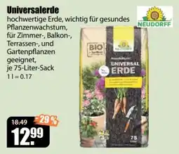 V Baumarkt Neudorff Universal Erde Angebot