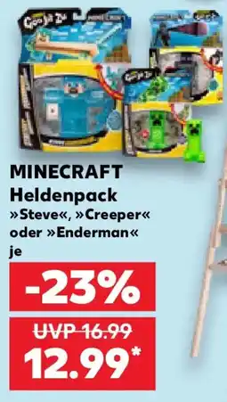 Kaufland MINECRAFT Heldenpack Steve, Creeper oder Enderman Angebot