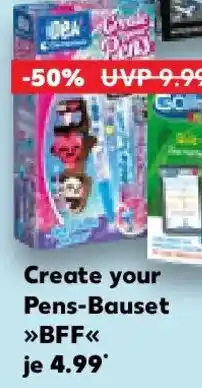 Kaufland Clementoni Create your Pens-Bauset BFF Angebot