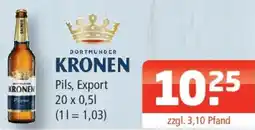 Getränke Oase DORTMUNDER KRONEN Pils, Export Angebot