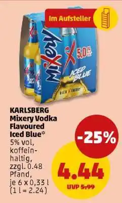 PENNY KARLSBERG Mixery Vodka Flavoured Iced Blue Angebot