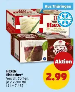 PENNY HEXEN Eisbecher Angebot