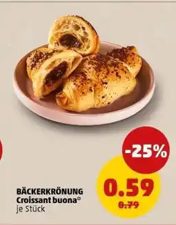 PENNY BÄCKERKRÖNUNG Croissant buona Angebot