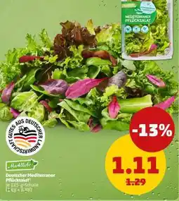 PENNY Deutscher mediterraner Pflücksalat Angebot