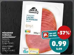 PENNY MÜHLENHOF Delikatess Lachsschinken Angebot