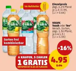 PENNY VOLVIC Touch oder Tee Angebot