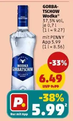 PENNY GORBAT-TSCHOW Wodka Angebot