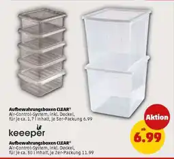 PENNY Aufbewahrungsboxen CLEAR Angebot