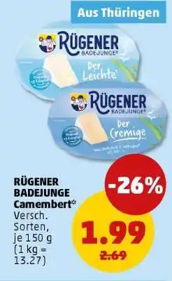 PENNY Rügener Badejunge Camembert Angebot