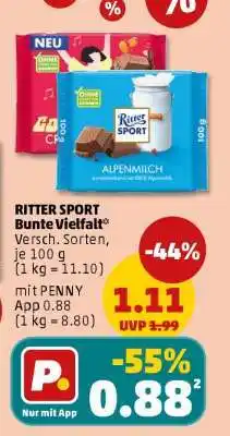 PENNY Ritter Sport Bunte Vielfalt Angebot