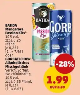 PENNY Gorbatschow alkoholisches Mischgetränk Angebot