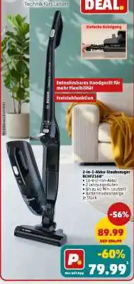 PENNY 2-in-1 Akku-Staubsauger BCHF216B Angebot