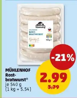 PENNY MÜHLENHOF Rostbratwurst Angebot