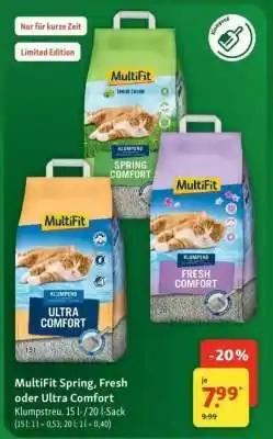 Fressnapf MultiFit Spring, Fresh oder Ultra Comfort Angebot