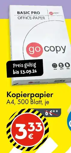TEDi go copy Kopierpapier A4 Angebot
