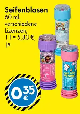 TEDi Seifenblasen Angebot