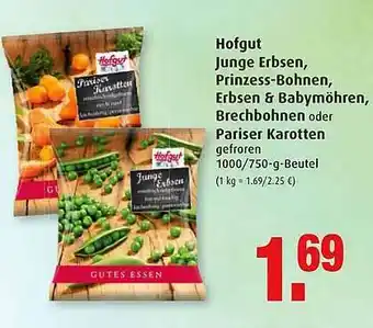 Markant Hofgut Junge Erbsen Prinzess-bohnen Erbsen & Babymöhren Brechbohnen Oder Pariser Karotten Angebot