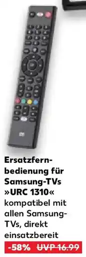 Kaufland Ersatzfernbedienung für Samsung-TVs URC 1310 Angebot