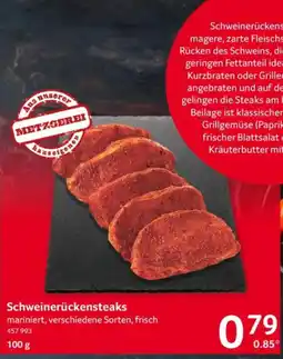 Selgros Schweinerückensteaks Angebot