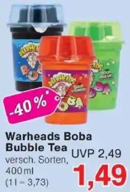 Jawoll Warheads Boba Bubble Tea Angebot