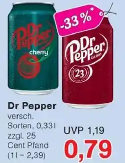 Jawoll Dr Pepper Angebot