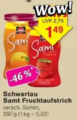 Jawoll Schwartau Samt Fruchtaufstrich Angebot