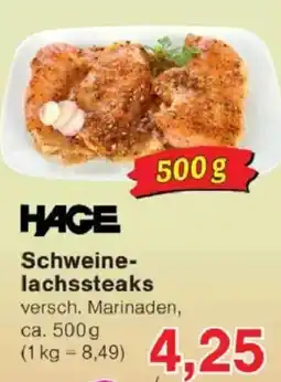 Jawoll HAGE Schweine-lachssteaks Angebot
