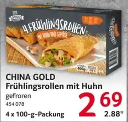 Selgros China Gold Frühlingsrollen mit Huhn Angebot