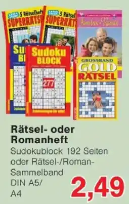 Jawoll Rätsel- oder Romanheft Angebot