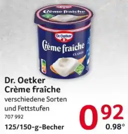 Selgros Dr. Oetker Crème fraîche Classic Angebot